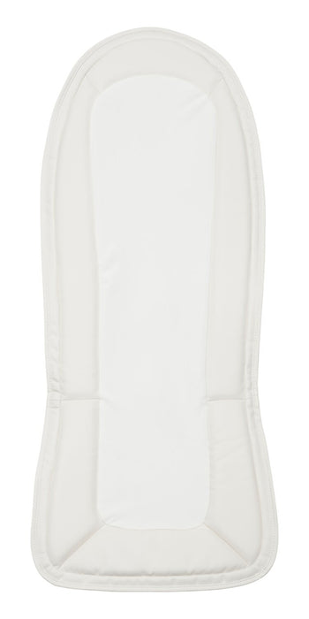 Fauteuil de massage inclinable LG de 29,6 po en tissu d’apparence cuir avec pouf assorti - beige