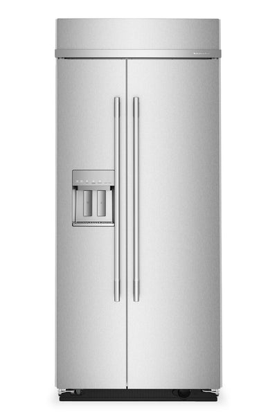 KitchenAid 36" 20.8 Cu. Ft. Built-In Refrigerator - PrintShield™ Stainless Steel - KBSD736SPS | Réfrigérateur encastré KitchenAid de 20,8 pi³ et de 36 po - acier inoxydable PrintShieldMC - KBSD736SPS