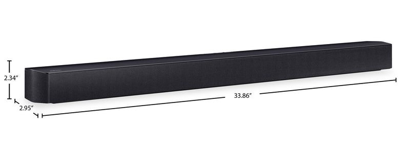 Barre de son de 360 W à 2.1 canaux SAMSUNG de série B avec caisson d’extrêmes graves sans fil (HW-B53CF/ZC)
