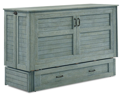 Parker Cabinet Bed, Blue - Queen Size | Armoire-lit Parker, bleue - format grand lit