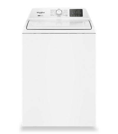 Whirlpool 4.8 Cu. Ft. Top Load Washer with 2-in-1 Removable Agitator - WTW4107SW  | Laveuse Whirlpool à chargement par le haut de 4,8 pi3 avec agitateur amovible 2 en 1 - WTW4107SW