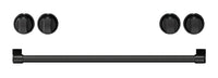 Ensemble de poignées et de boutons Thor Kitchen noir pour cuisinière de 30 po - CKA-RE30-BLK