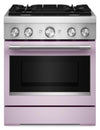 Cuisinière hybride KitchenAid de 4,1 pi3 avec mode de friture à air sans préchauffage - fleurs sauvages - KFDS930SWF