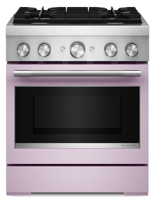Cuisinière hybride KitchenAid de 4,1 pi3 avec mode de friture à air sans préchauffage - fleurs sauvages - KFDS930SWF