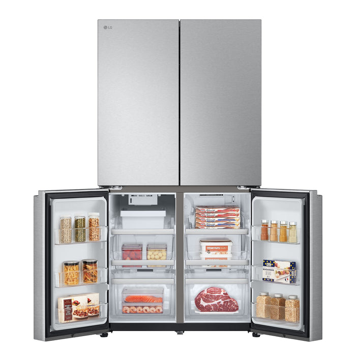 Réfrigérateur LG de 23,6 pi3 et de 36 po de profondeur comptoir à 4 portes françaises avec machine à glaçons - LF24C8200S