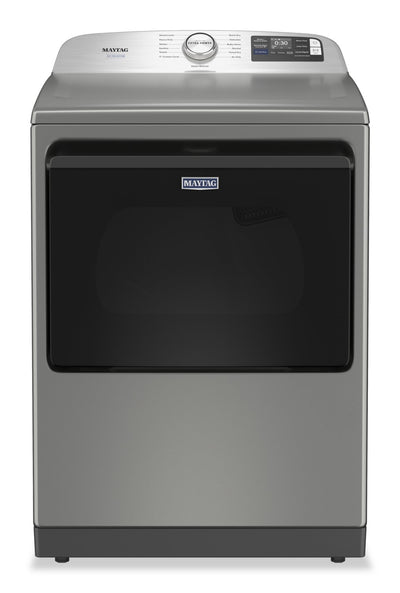 Maytag 7.4 Cu. Ft. Pet Pro Electric Dryer - Radiant Silver - YMED7205RR | Sécheuse électrique Animal Pet Pro de Maytag de 7,4 pi³ - argenté radieux - YMED7205RR
