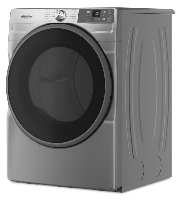 Sécheuse électrique intelligente Whirlpool de 7,4 pi³ avec Wrinkle ShieldMC - argenté radieux - YWED5720RR