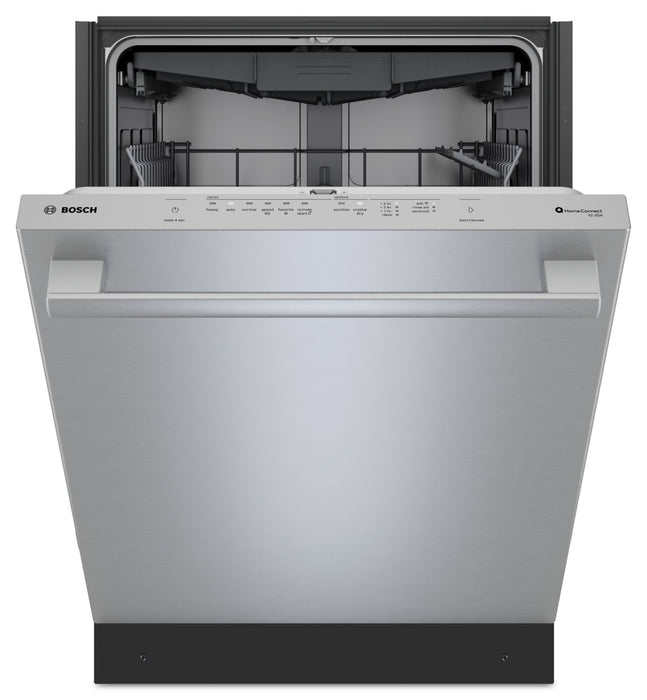 Lave-vaisselle intelligent Bosch de série 800 de 24 po avec 3e panier - acier inoxydable résistant aux traces de doigts - SHX78DM5N