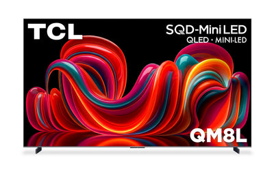 TCL 98" QM8L SQD Mini-LED 4K UHD HDR Smart Google TV (98QM8L) - 2026 Model | Téléviseur intelligent SQD Mini DEL TCL QM8L 4K UHD HDR de 98 po avec Google TV (98QM8L) - modèle 2026