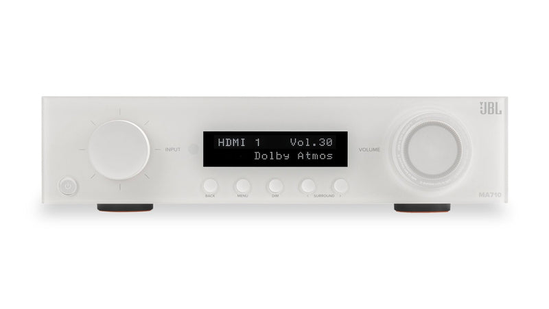 Récepteur AV à 7.2 canaux JBL MA710 8K – blanc (JBLMA710WHTAM)