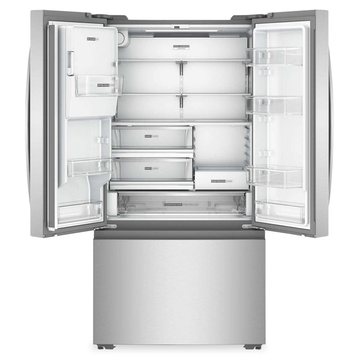 Réfrigérateur Whirlpool de 23,4 pi3 et de 36 po à portes françaises - acier inoxydable résistant aux traces de doigts - WRFC5036RZ