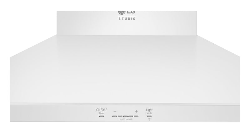 Hotte cheminée intelligente de cuisinière LG Studio de 30 po et de 600 pi3/min - essence blanche - LSHD3080N