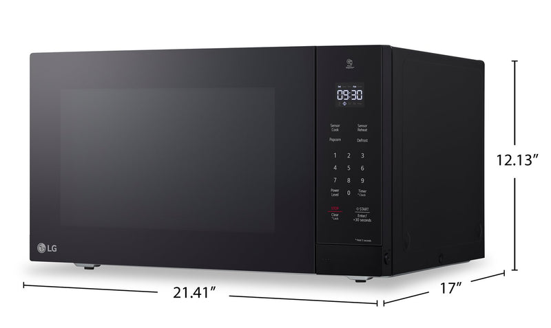 Four à micro-ondes de comptoir LG NeoChefMC de 1,5 pi3 avec technologie Smart Inverter et cuisson par capteur - MSER1590B