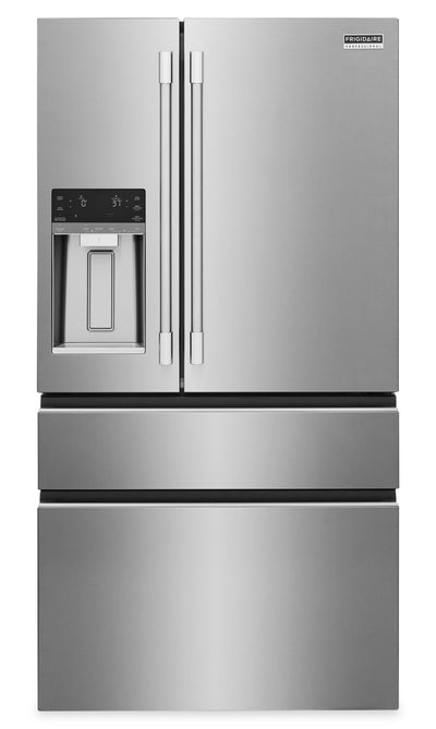 Frigidaire Professional 21 Cu. Ft. Counter-Depth 4-Door French Door Refrigerator - PRMC2290BF | Réfrigérateur 4 portes Frigidaire Professional de 21 pi3 de profondeur comptoir à portes françaises - PRMC2290BF