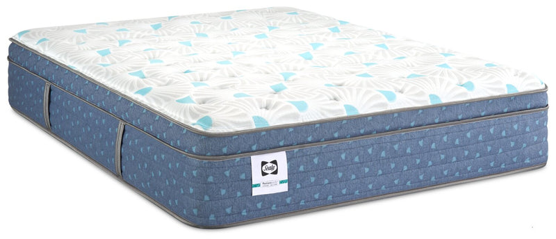 Matelas à Euro-plateau Mykonos Resort Luxury Posturepedic Crown Jewel de Sealy pour lit simple très long