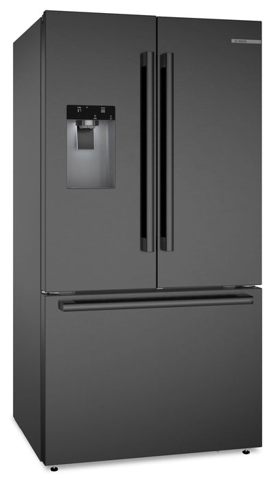 Réfrigérateur Bosch Série 500 de 36 po et de 26 pi3 à portes françaises - acier inoxydable noir - B36FD52SNB 
