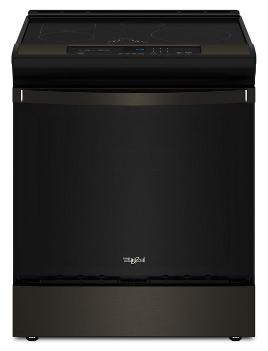 Cuisinière à induction Whirlpool de 6,4 pi3 avec friture à air sans préchauffage - acier inoxydable noir - WSIS5030RV