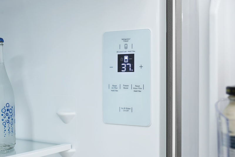  Réfrigérateur Frigidaire de 20 pi3 de profondeur comptoir à portes françaises - acier inoxydable - FRFG2011AV