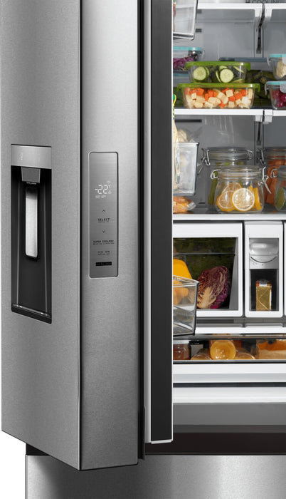 Réfrigérateur intelligent Midea de 36 po et de 29,3 pi³ à portes françaises - acier inoxydable - MRF29D2AST