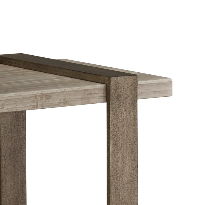 Table de bout Cyprus - beige et bronze