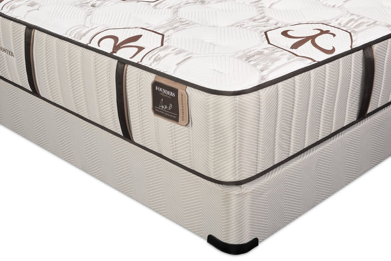 Ensemble matelas ferme luxueux à plateau régulier Allianz de Stearns & Foster pour très grand lit