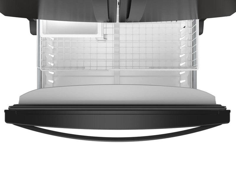 Réfrigérateur Whirlpool de 36 po et de 25,2 pi³ à portes françaises - noir - WRFF3036RB