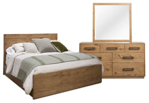 Ensemble de chambre à coucher Henri 5 pièces avec grand lit