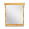 Miroir de commode de chambre à coucher Riley, fabriqué au Canada - naturel