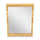 Miroir de commode de chambre à coucher Riley, fabriqué au Canada - naturel