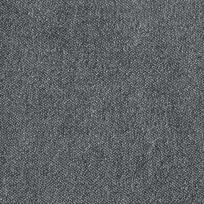 Tête de lit rembourrée Amos en tissu anthracite en canaux - format lit double