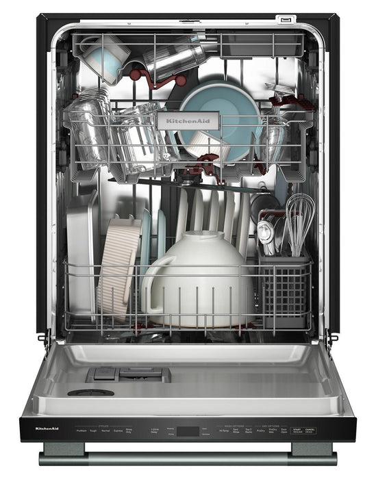 Lave-vaisselle KitchenAid de 24 po et de 44 dBA avec troisième panier 360° Max JetsMC - genièvre - KDTS624SJP