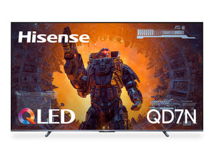 Téléviseur intelligent QLED HISENSE UHD 4K de 100 po à 144 Hz avec HDR10+, Dolby VisionMC et Google TVMC (100QD7N)