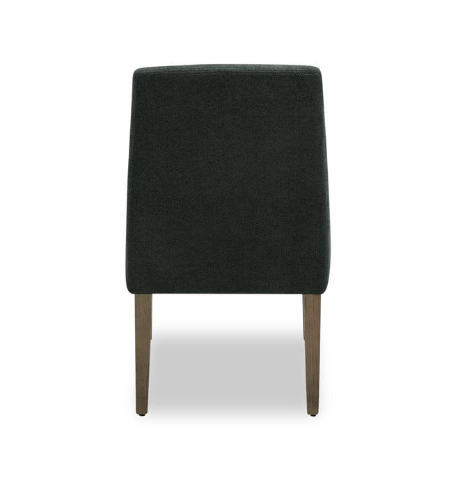 Chaise de salle à manger Clay en tissu de polyester - anthracite