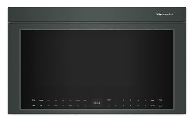 KitchenAid Multifunction Smart Flush Mount Over-the-Range Microwave Oven - Juniper - YKMMF730PJP | Four à micro-ondes à hotte intégrée intelligent multifonctionnel KitchenAid à installation affleurée - Genévrier  - YKMMF730PJP