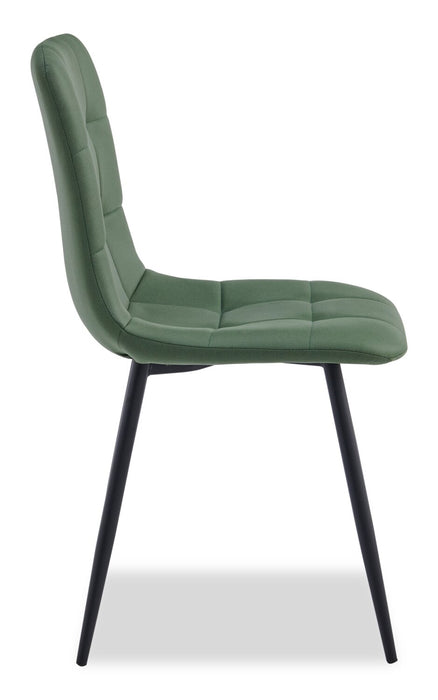 Chaise de salle à manger Arlo - verte