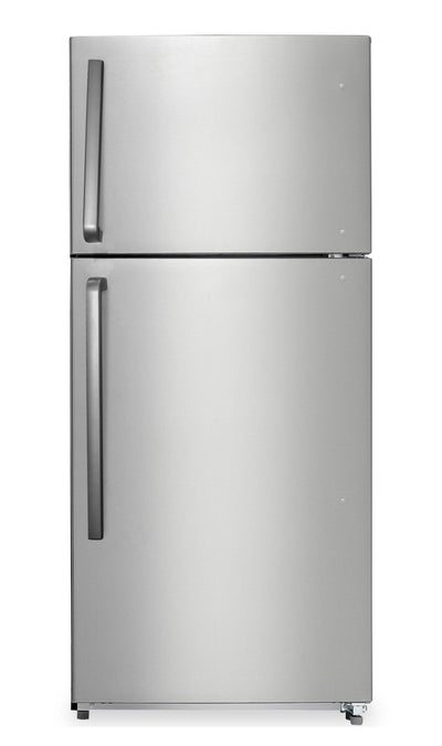 Danby 29.5” 18.1 Cu. Ft. Top Mount Refrigerator – Stainless Steel - DFF180E2SSDB | Réfrigérateur Danby de 18,1 pi3 et de 29,5 po à congélateur supérieur - acier inoxydable - DFF180E2SSDB