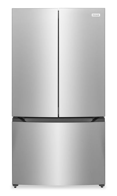 Frigidaire 20 Cu. Ft. Counter-Depth French Door Refrigerator – Stainless Steel - FRFG2011AV | Réfrigérateur Frigidaire de 20 pi3 de profondeur comptoir à portes françaises - acier inoxydable - FRFG2011AV