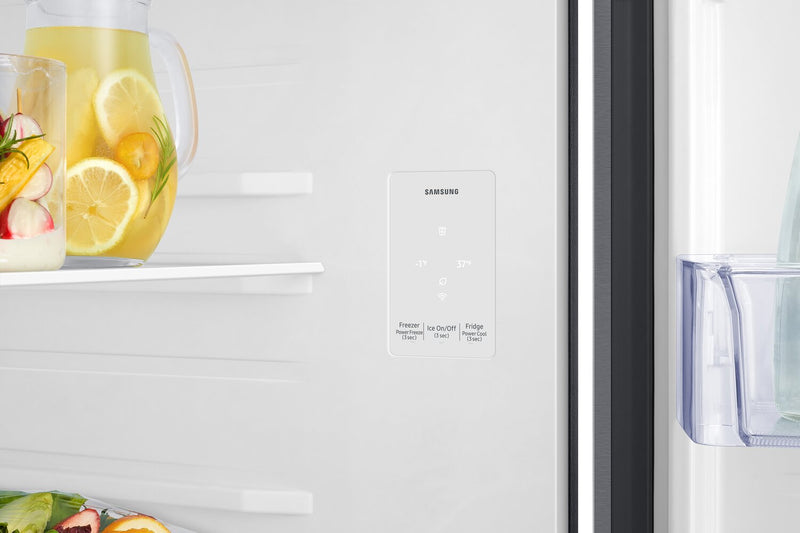 Réfrigérateur intelligent Samsung de 17,6 pi3 et de 30 po à congélateur supérieur - acier inoxydable - RT18DG6500SRAC