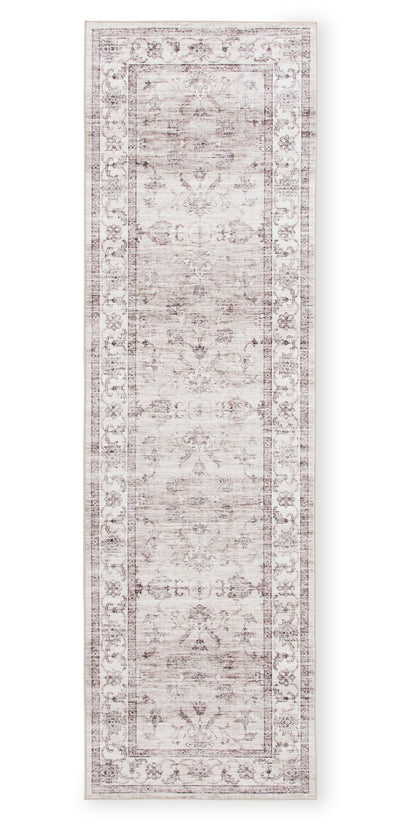 Aylin Ivory Washable Runner Area Rug - 2’ x 7’ | Carpette longue Aylin ivoire lavable - 2 pi x 7 pi