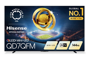 Téléviseur QLED Hisense de série QD7QFM de 100 po avec Mini DEL, IA et Fire TV (100QD7QFM)