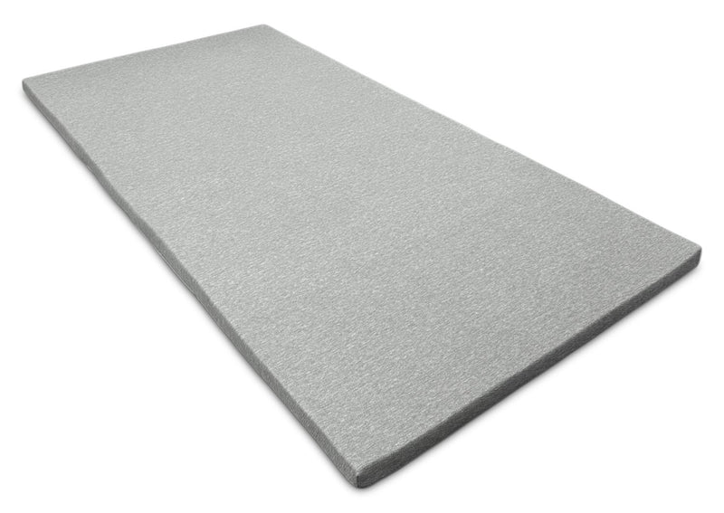 Petit surmatelas pour sofa-lit en mousse à mémoire de forme avec housse amovible à fermeture à glissière
