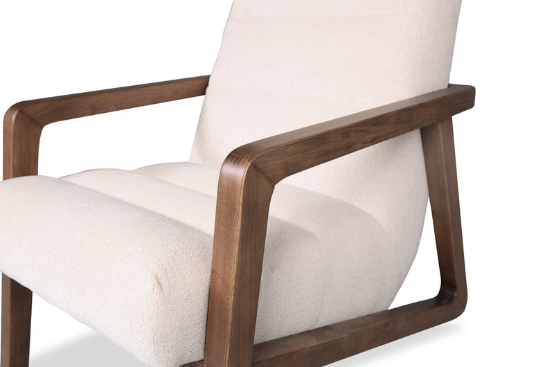 Fauteuil d’appoint Cove de 28 po en tissu de chenille - taupe 