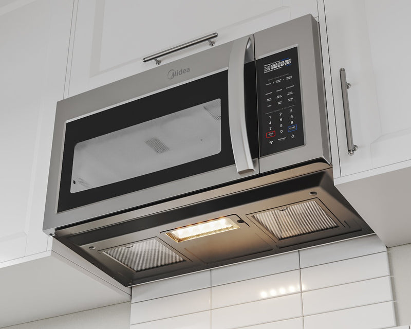 Four à micro-ondes à hotte intégrée Midea de 1,9 pi3 et de 30 po - MMO19S14ASTC