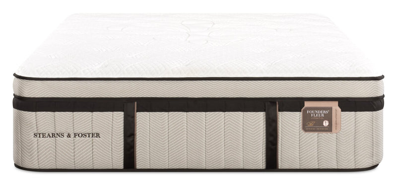 Matelas luxueux à Euro-plateau Middlesbrough de Stearns & Foster pour lit simple très long