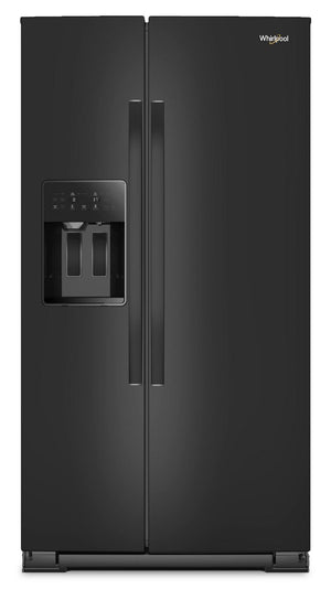 Réfrigérateur Whirlpool de 21 pi³ et de 36 po à compartiments juxtaposés - noir - WRSC5536RB