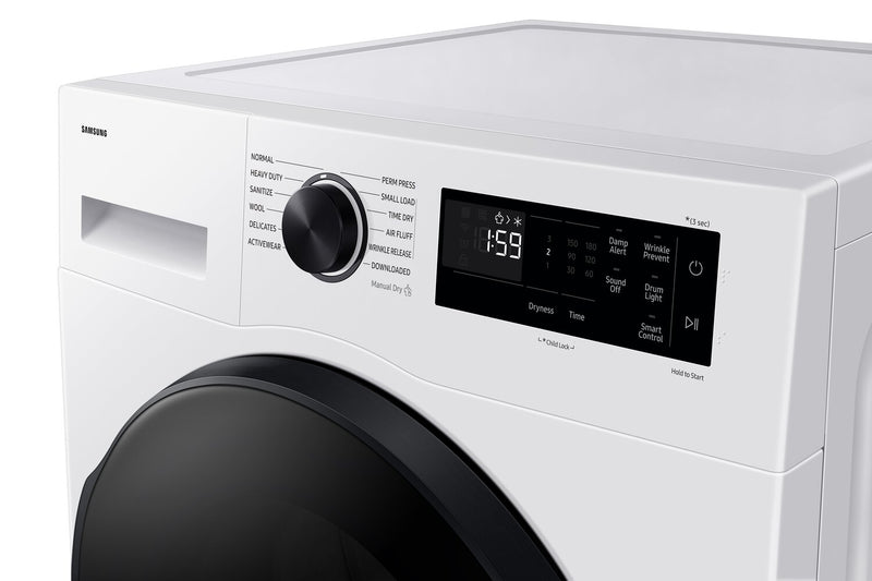 Sécheuse électrique compacte Samsung de 4,0 pi3 avec séchage avec pompe à chaleur - DV25FG50B0BEAC