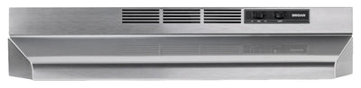 Broan BU2 Series 30" Under-Cabinet Range Hood - Stainless Steel - BU230SF 	 | Hotte de cuisinière sous l'armoire Broan de série BU2 de 30 po - acier inoxydable - BU230SF