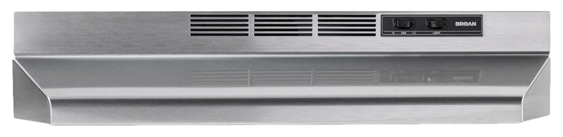Hotte de cuisinière sous l'armoire Broan de série BU2 de 30 po - acier inoxydable - BU230SF \t