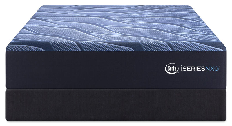 Ensemble matelas luxueux moelleux à plateau régulier NXG1400 iSeries de Serta pour grand lit