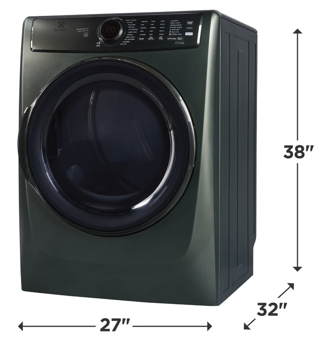 Sécheuse à gaz Perfect SteamMC Electrolux de 8 pi3 avec système de séchage LuxCareMD Dry et rafraîchissement instantané - ELFG7738AA